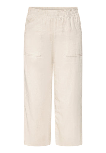 Sommerhose aus Leinen-Mix