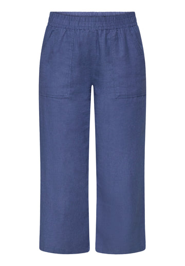 Sommerhose aus Leinen-Mix