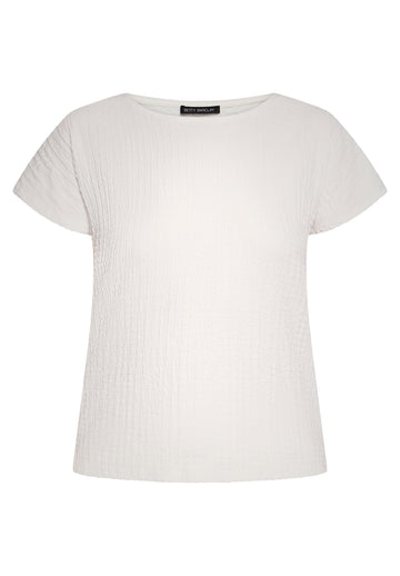 Strukturshirt in Crinkle-Optik