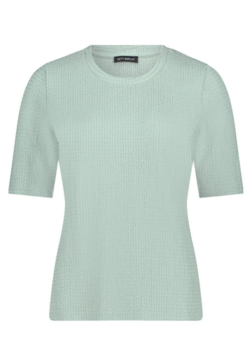 Strukturshirt mit Crinkle-Textur