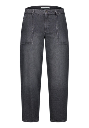 Baggy-Jeans mit Waschung