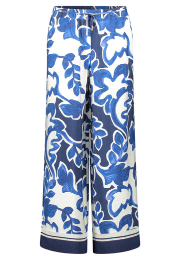 Schlupfhose mit Blumenprint