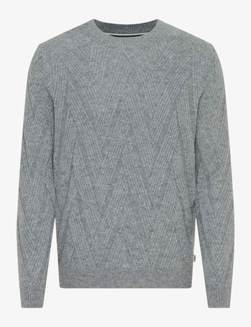 BUDDY Strickpullover im Wollmix