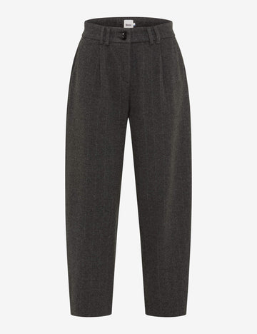 MEGAN S Bundfaltenhose im Barrel Fit