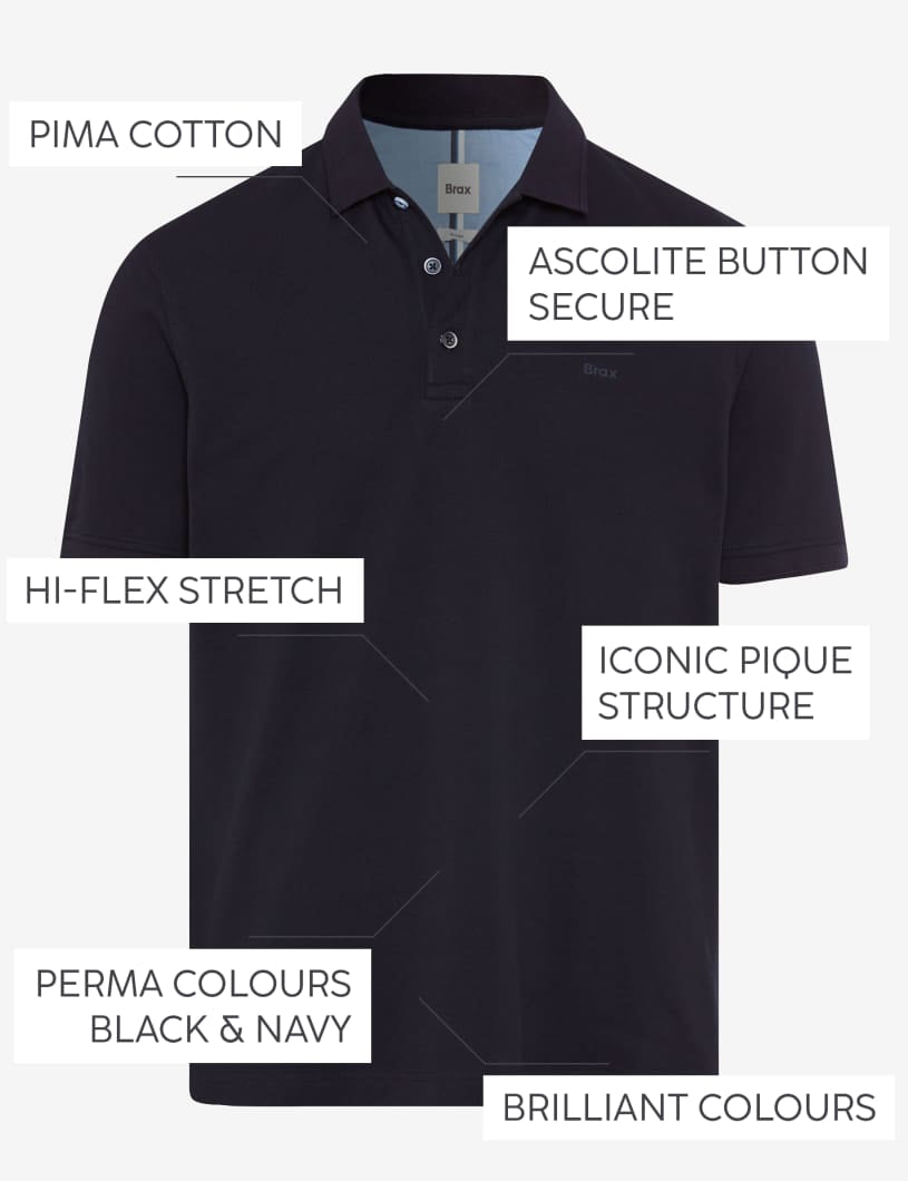Brax Poloshirts  dunkelblau
