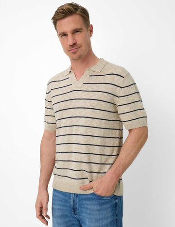 Poloshirt mit Streifen 
