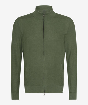 Strickjacke mit Reißverschluss