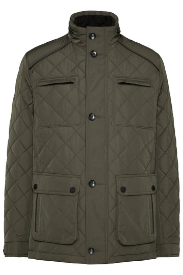 Jacke mit Rautenstepp