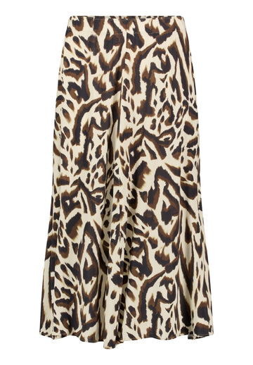A-Linien-Rock mi Animal-Print