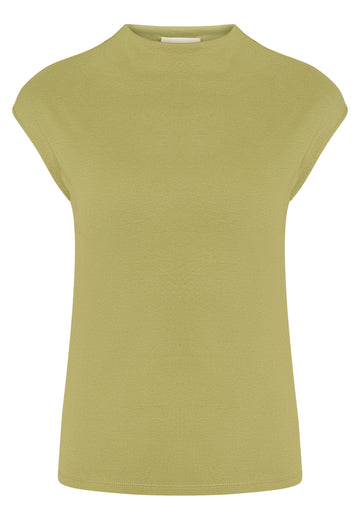 Basic Shirt mit Stehkragen
