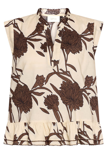 Bluse mit floralem Design
