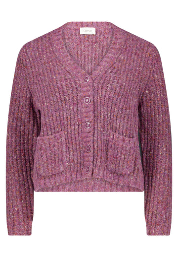 Strick-Cardigan mit aufgesetzten Taschen
