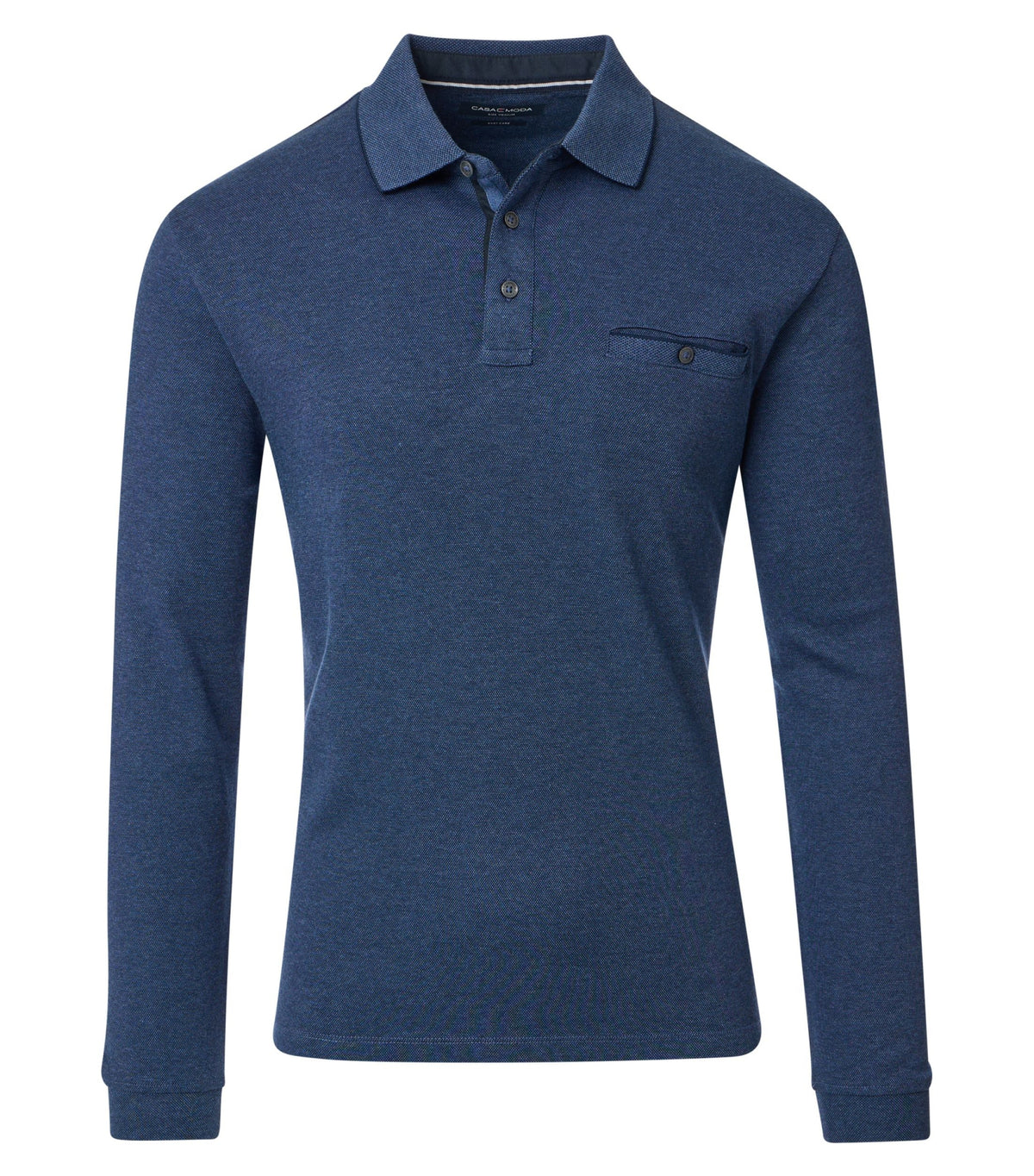 CASAMODA Langarmshirts  dunkelblau