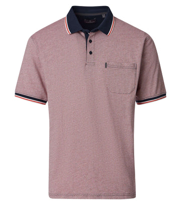 Poloshirt mit Minimal-Print
