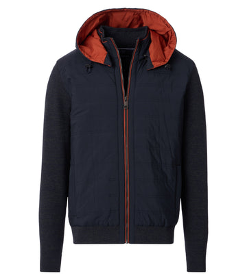 Strickjacke mit Kapuze