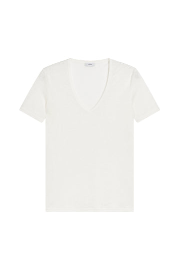 T-Shirt aus Leine