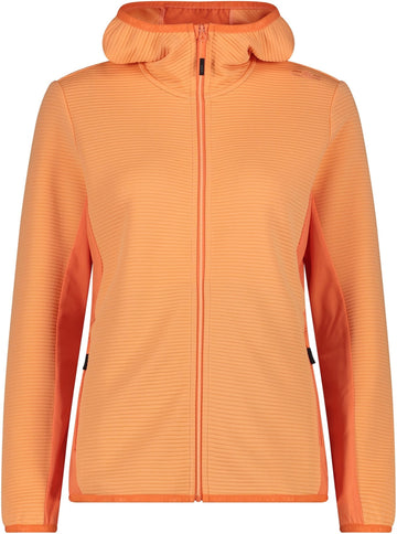 Outdoor Hybridjacke mit Wattierung und Reißverschlusstaschen Damen