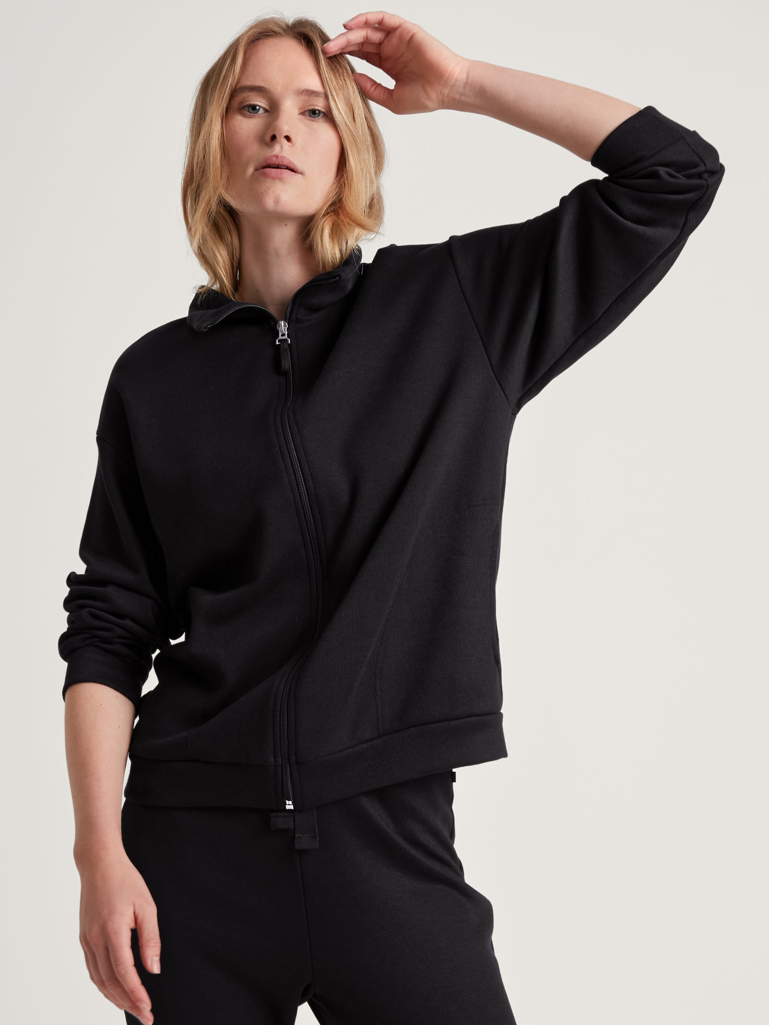 Calida Pyjamashirts  schwarz