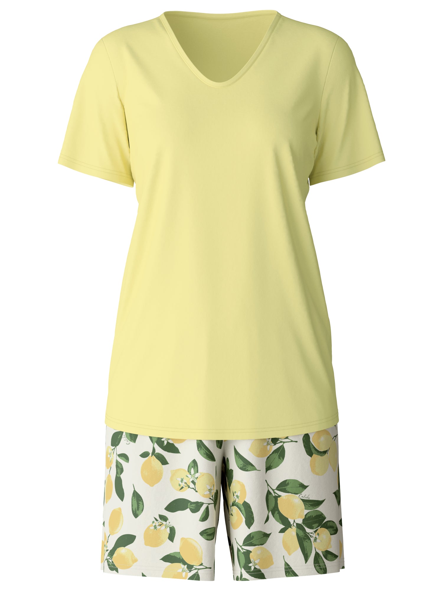 Calida Pyjama  gelb