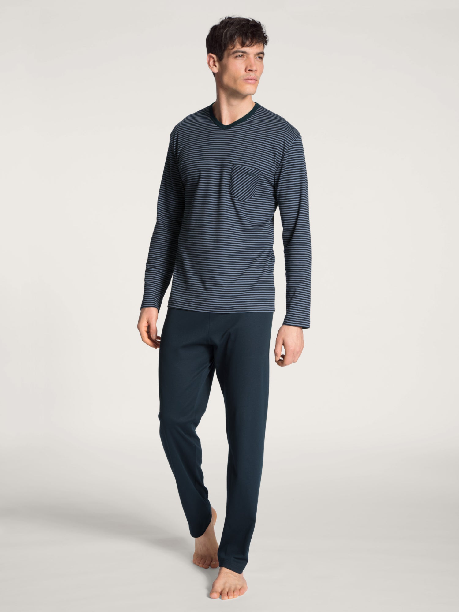 Calida Pyjamas  dunkelblau