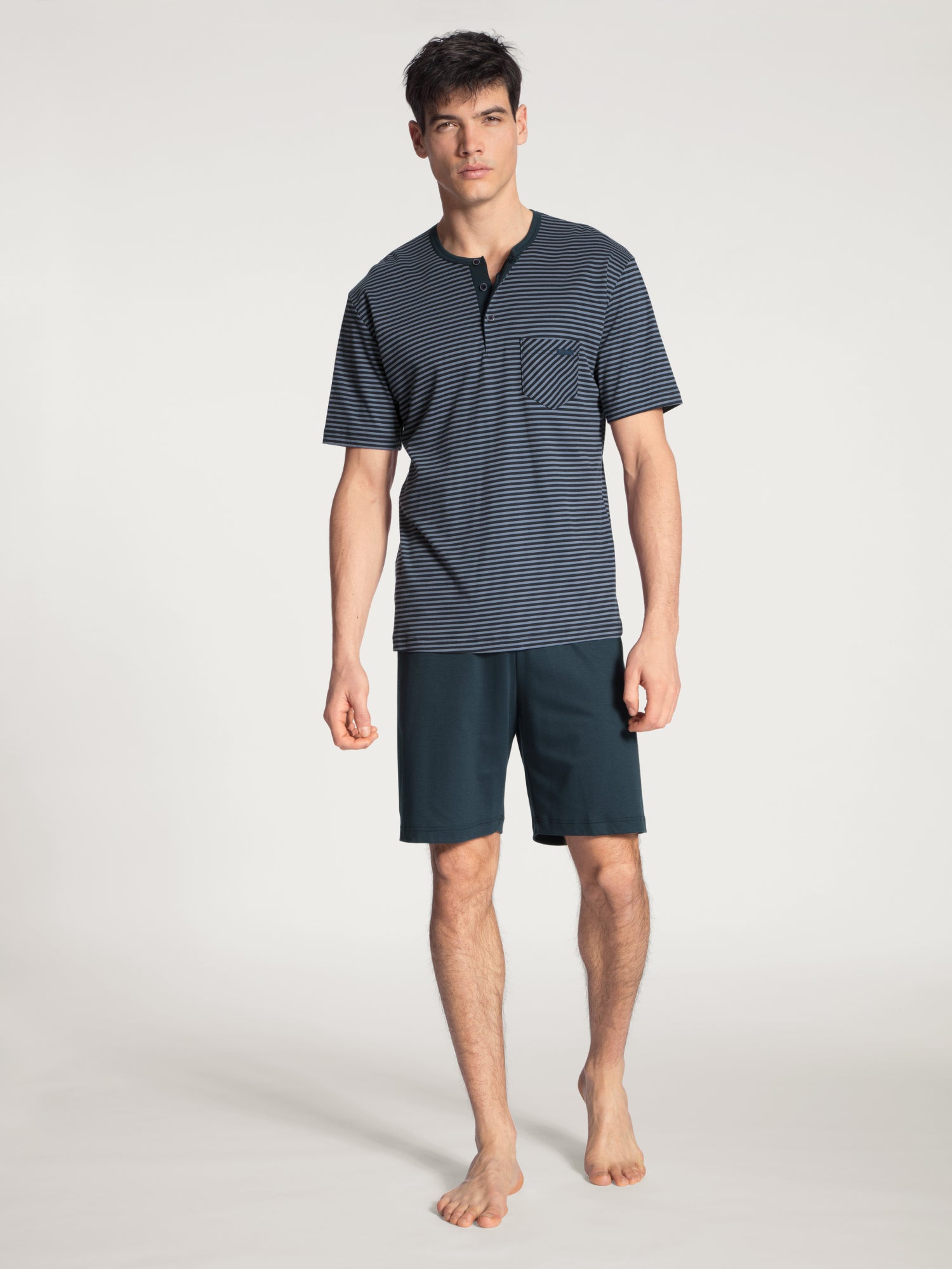 Calida Pyjamas  dunkelgrün