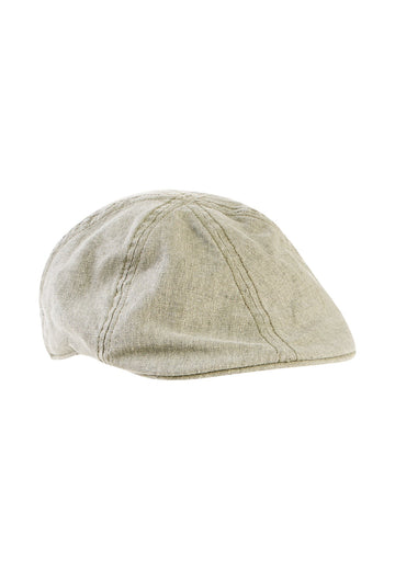 Flat Cap aus Leinen-Mix