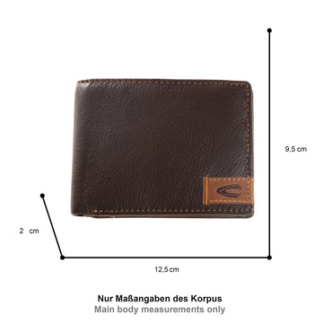 Geldbörse aus Leder im Querformat