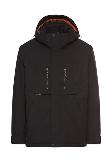 Jacke mit abnehmbarer Kapuze