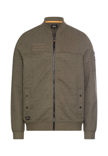 Sweat-Bomberjacke mit Ärmeltasche