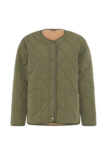 Wendbare Teddyjacke mit Steppung