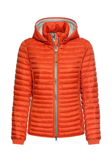 camel active ShapedFit Blouson mit Strick-Einsatz und Kapuze