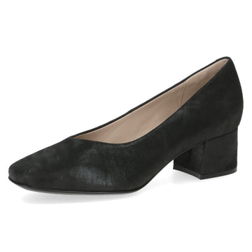 Lederpumps mit Trapezabsatz
