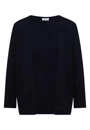 3/4-Arm Jacke in Strick-Optik