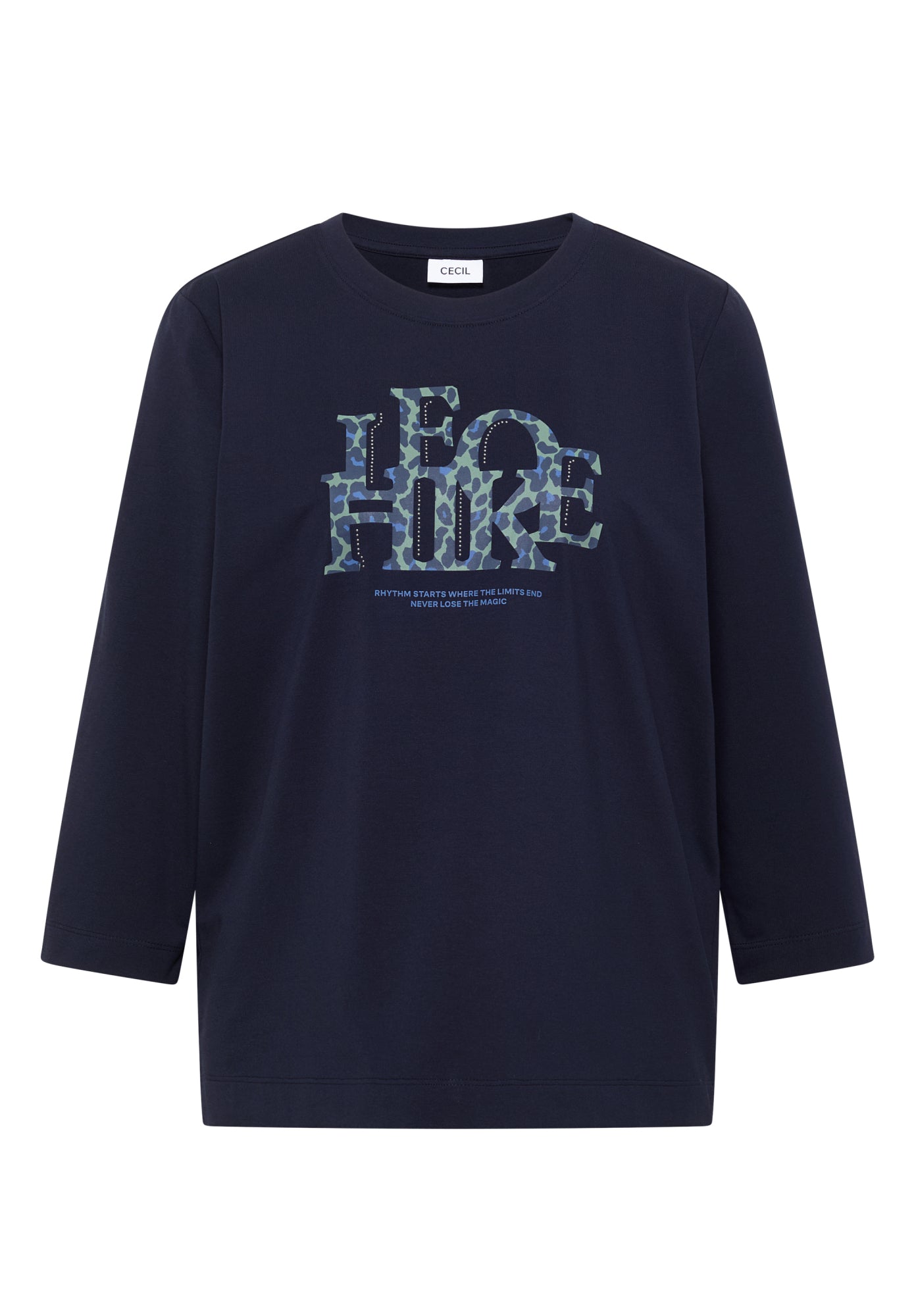 Cecil Langarmshirts  dunkelblau
