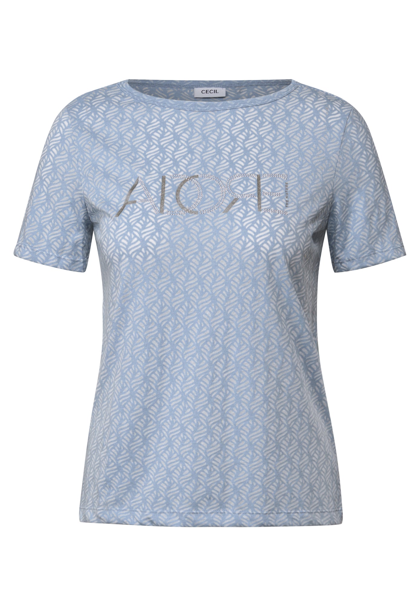 Cecil T-Shirts  hellblau