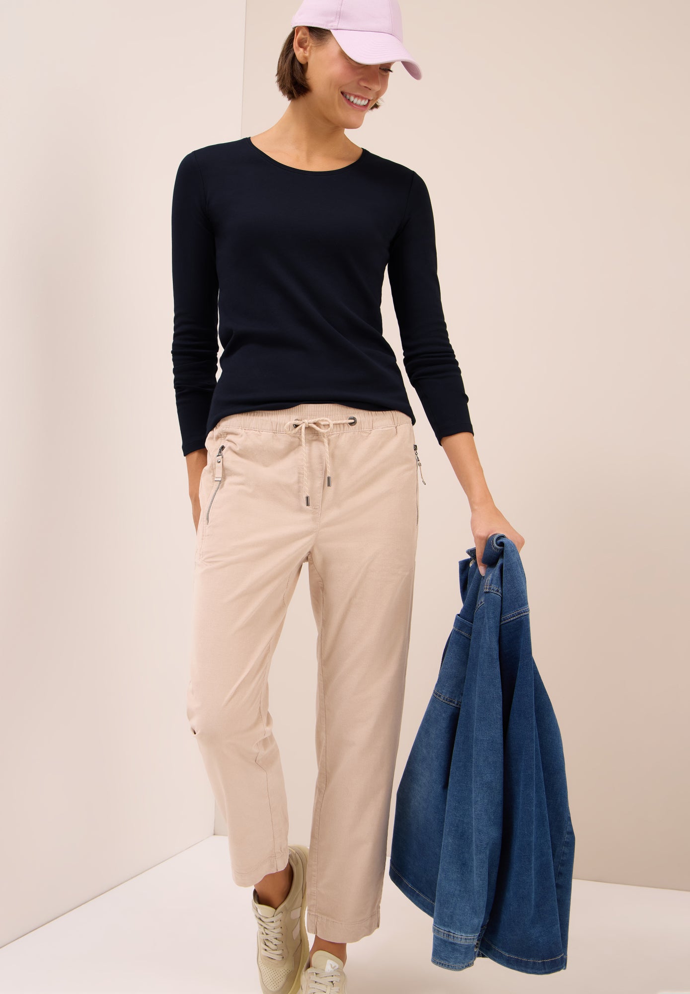 Cecil Langarmshirts  dunkelblau