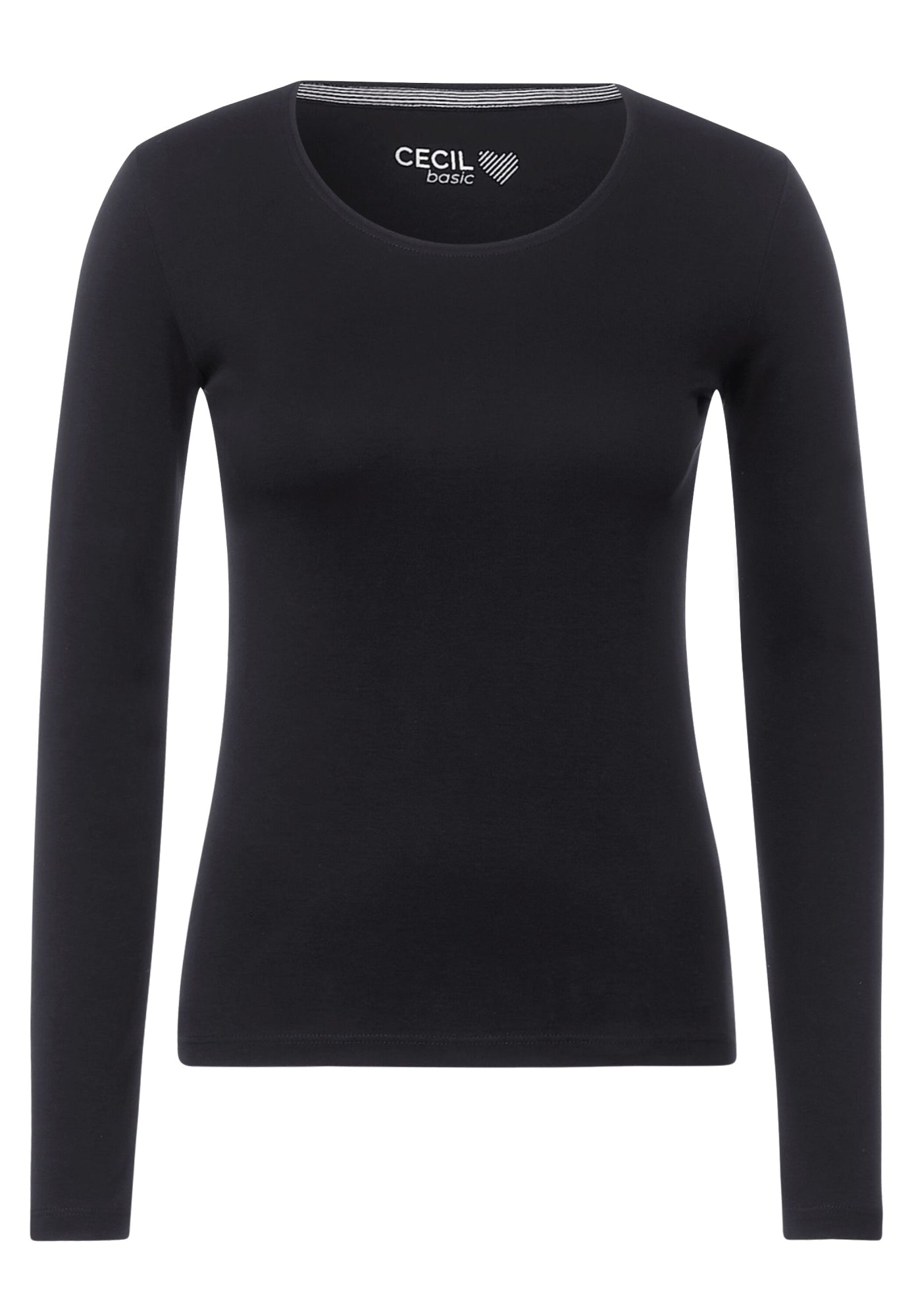 Cecil Langarmshirts  schwarz