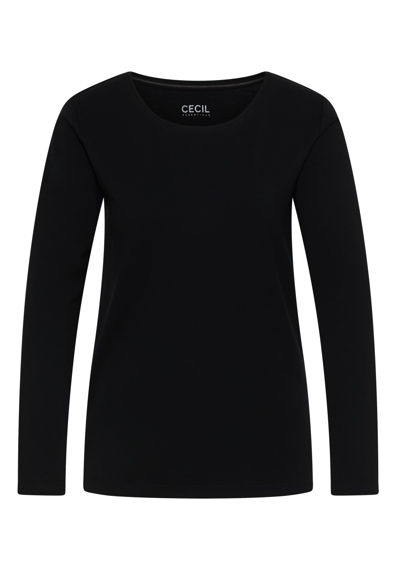 Cecil Langarmshirts  schwarz
