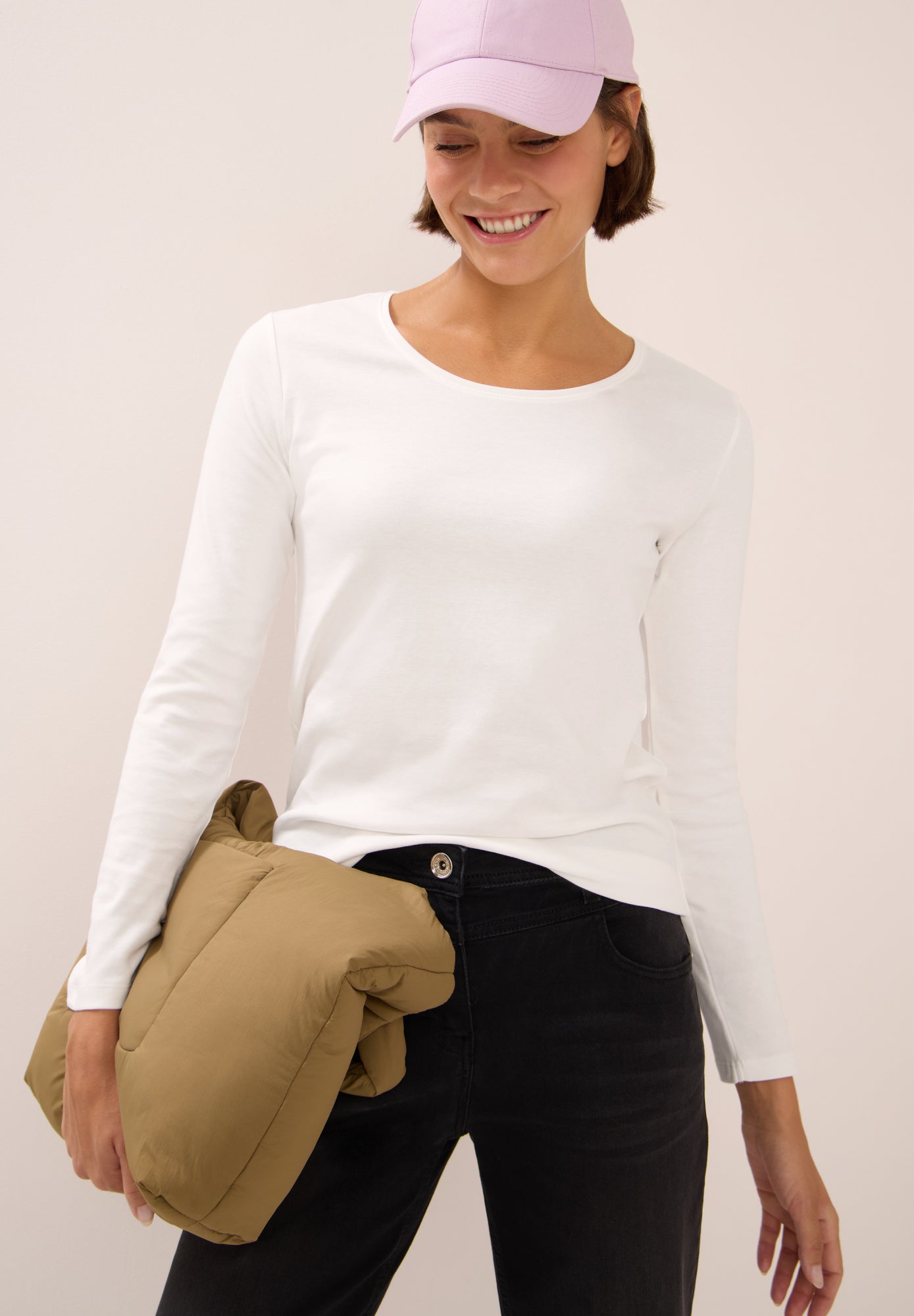 Cecil Langarmshirts  weiß