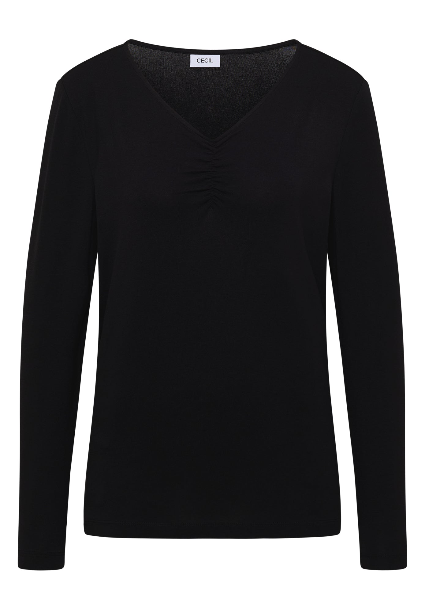 Cecil Langarmshirts  schwarz