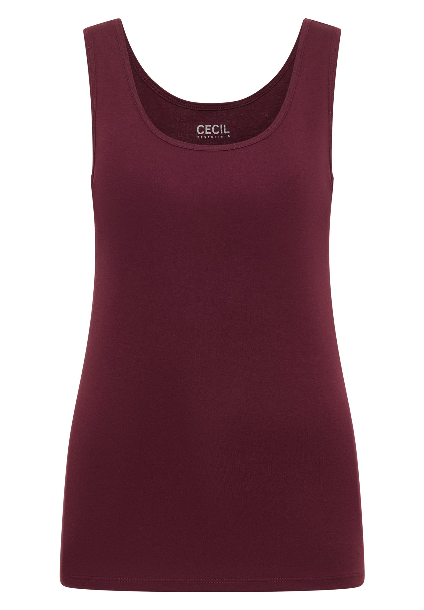 Cecil T-Shirts  dunkelrot