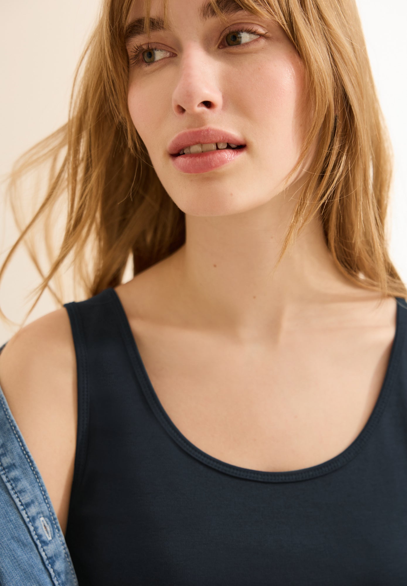 Cecil Tops  blau