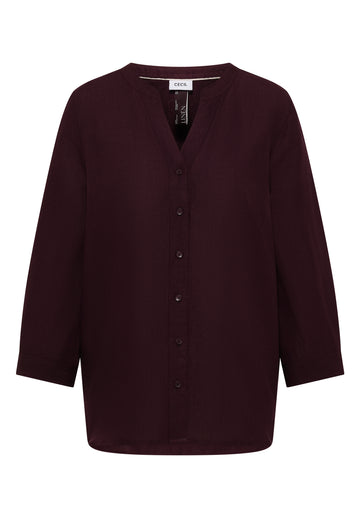 Bluse aus Leinenmix