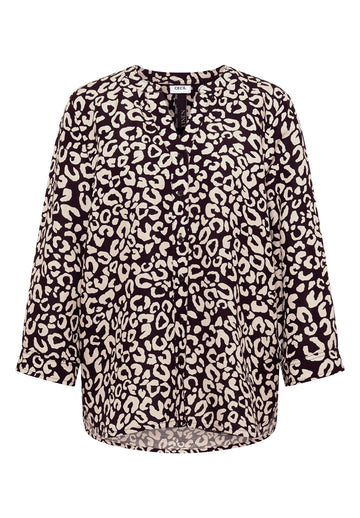 Bluse mit Leo-Muster
