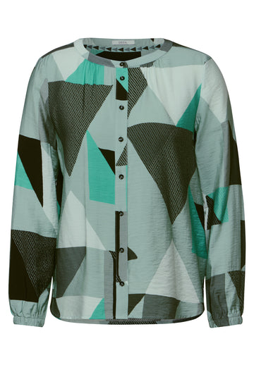 Bluse mit grafischem Muster