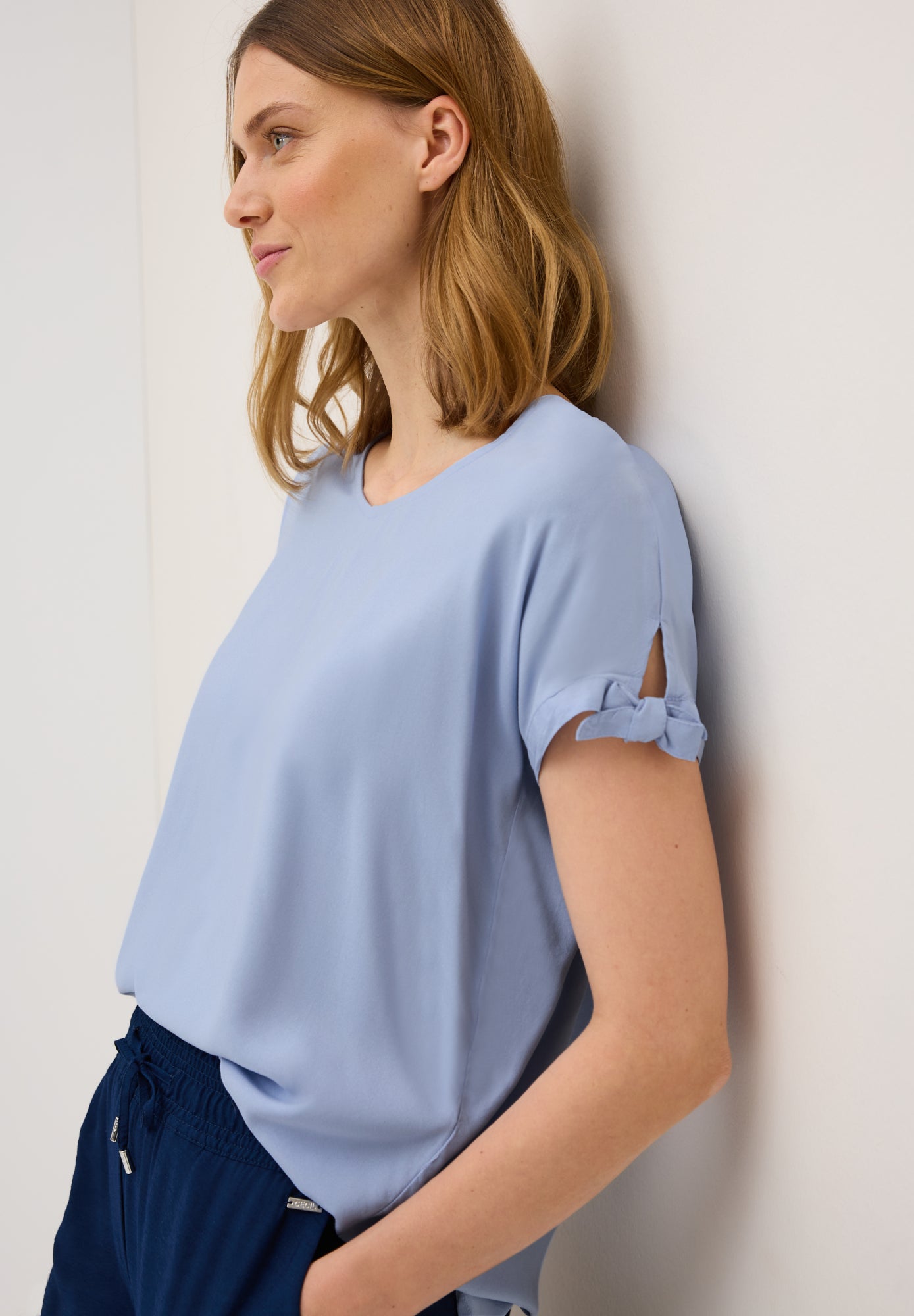 Cecil T-Shirts  blau