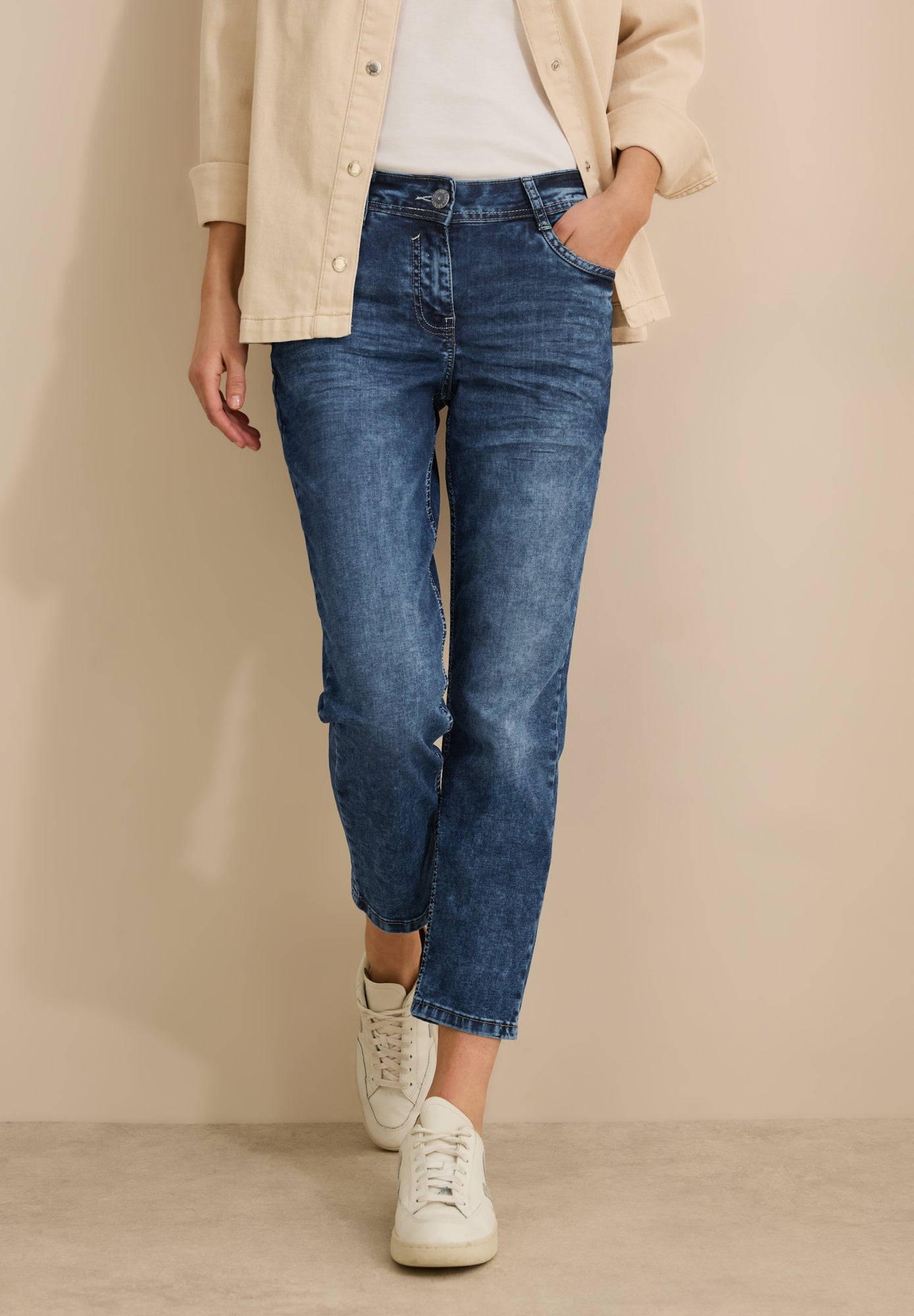 Cecil Skinny, Slim  dunkelblau