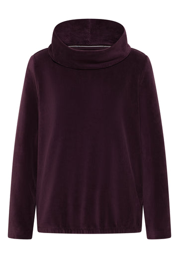 Cord Shirt mit großem Kragen