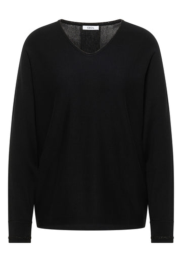 Dolman Pullover mit Glitzer