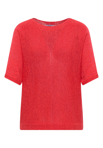 Dolman Pullover mit U-Boot-Ausschnitt